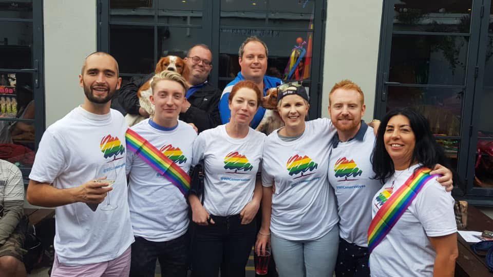 Mullers1993's tweet photo. There are politicians who change parties, and there are politicians who change principles.

Not long ago Jaymey was posing proudly at Pride in a Conservative Pride t-shirt.

A turncoat changes sides. A charlatan changes convictions.

Voters can tell the difference. 🌈🏳️‍🌈 https://t.co/G85jo7cdFs
