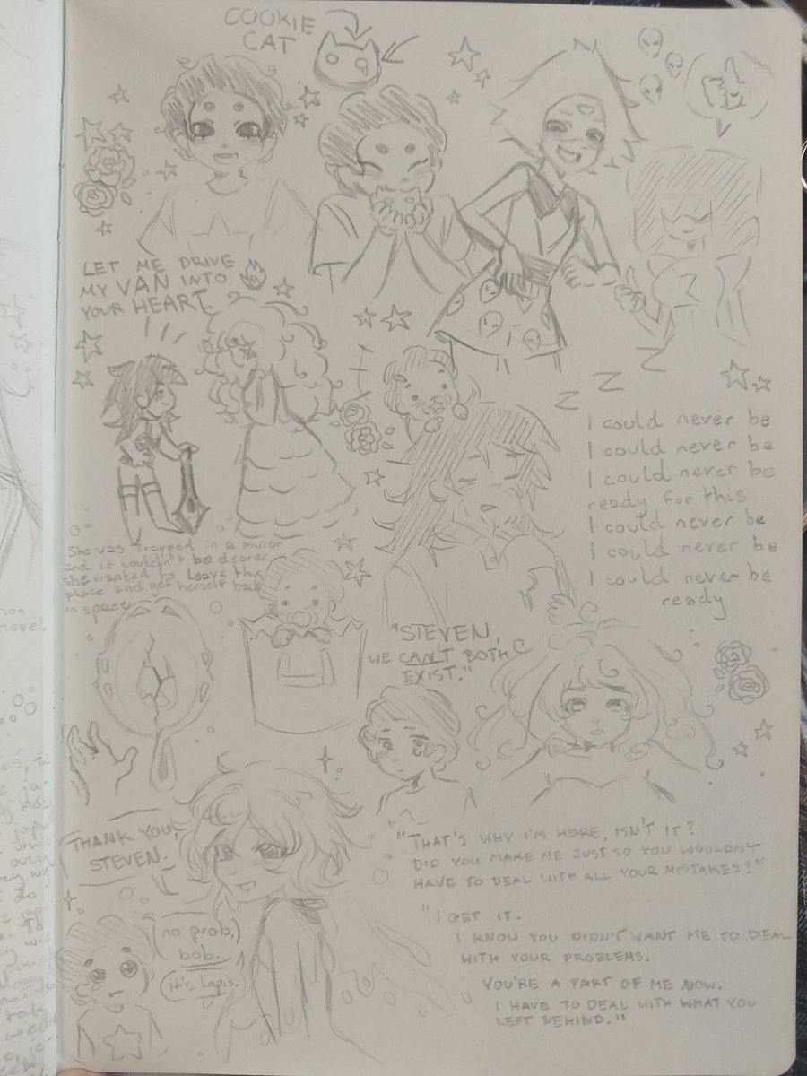 asteriellx's tweet photo. i'm on a train so here's a steven universe sketchpage because i love this show
#stevenuniverse https://t.co/ZvI1Hk0Ih5