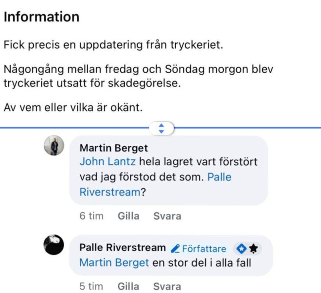 afaskane's tweet photo. AFA Sverige: Midgårds tryckeri attackerat

https://t.co/uIcOydyUje

En tidig morgon under våren begav sig aktivister från AFA till Midgårds lokaler och agerade mot tryckeriet. Väl på plats förstördes kläder och  den utrustning som fanns inne i lokalen. https://t.co/8D9FWZ8Rci