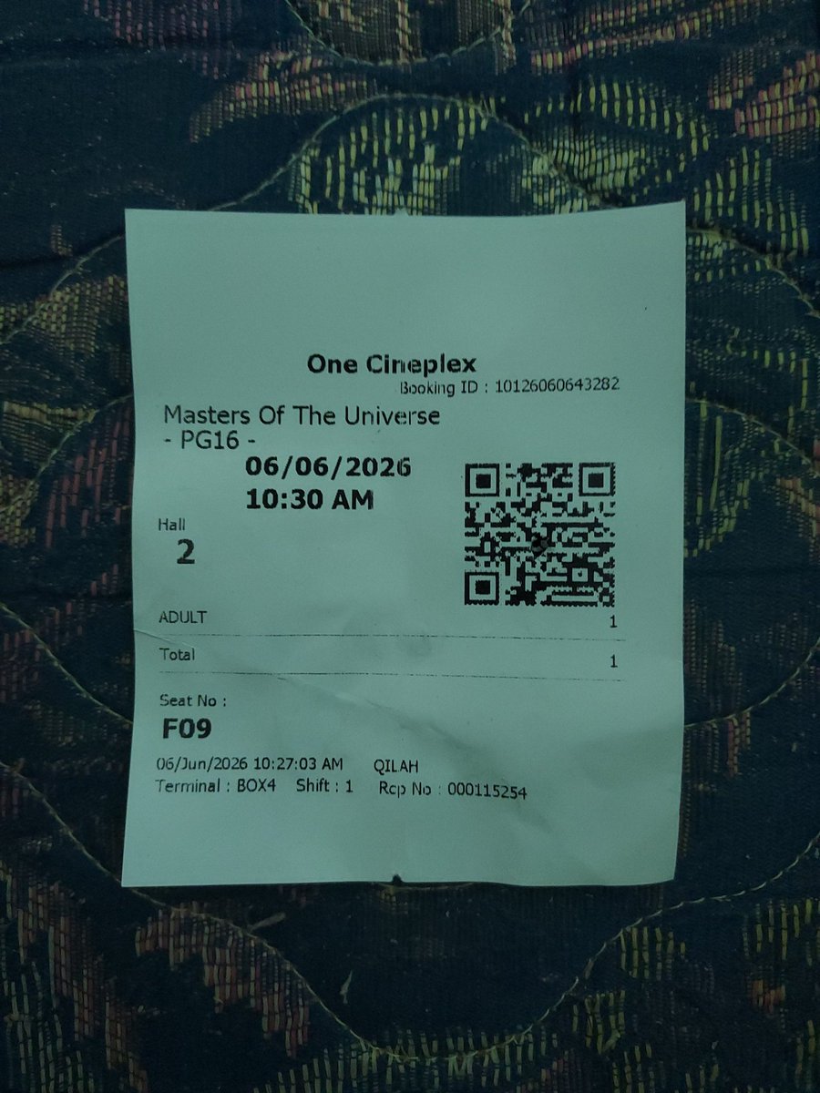 boy_dodger's tweet photo. Saw #MOTU at my local cineplex today. It's Genuine, make that what you will. #HeMan https://t.co/SZDu7IAwHK