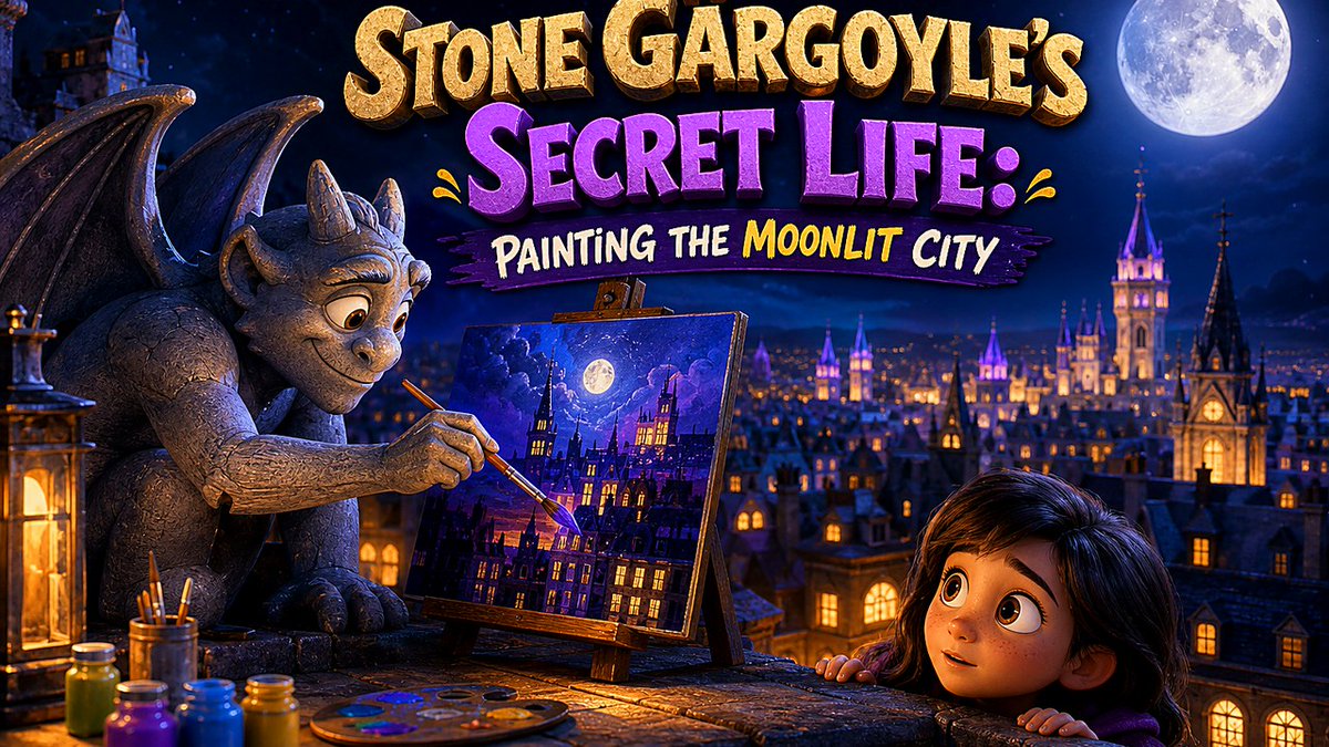 BitSoul3D's tweet photo. What if the gargoyle on your rooftop painted the city every night? 🎨✨ Create your own magical creatures with 700+ 3D models at https://t.co/07xeL7hSDM #3DModeling #Storytelling

🎬 Watch the full film on YouTube: https://t.co/0tCWWgXec3 https://t.co/wOe8qltwgJ