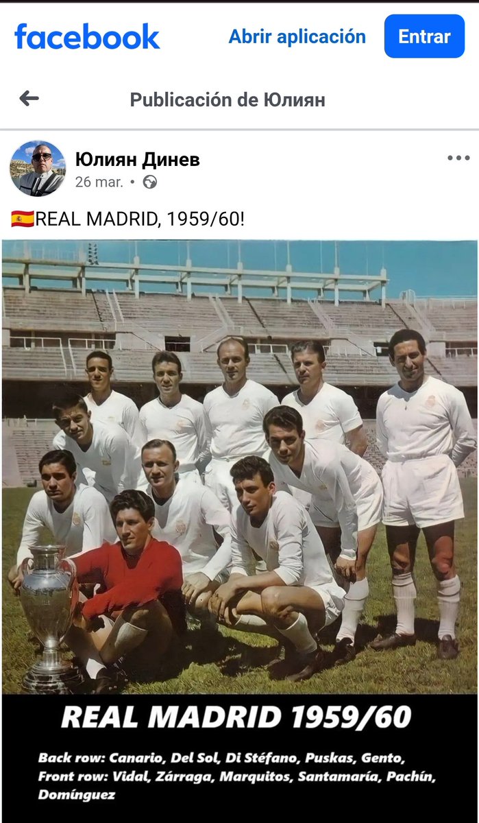 marpullop1's tweet photo. @Paul_Tenorio Está era la alineación del Real Madrid la última vez que perdieron un partido (1960).
El resto de partidos hasta hoy, o los ganaron o se los robaron.
Palabra de Tenorio.
Te creemos señor. https://t.co/TvvEQxZyMy