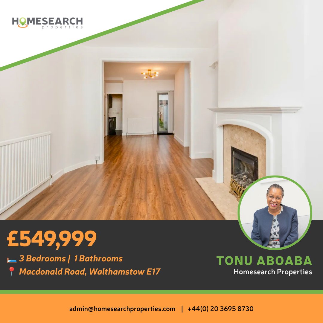 HomesearchProp's tweet photo. Newly refurbished 3-bedroom terraced home in the heart of Walthamstow now for SALE

💷 £549,999
📍 Macdonald Road, Walthamstow E17

Know more: https://t.co/whUI1ZVin2

#HomesearchProperties #PropertyForSale #MacdonaldRoad #WalthamstowE17 https://t.co/09uRGsUpeD