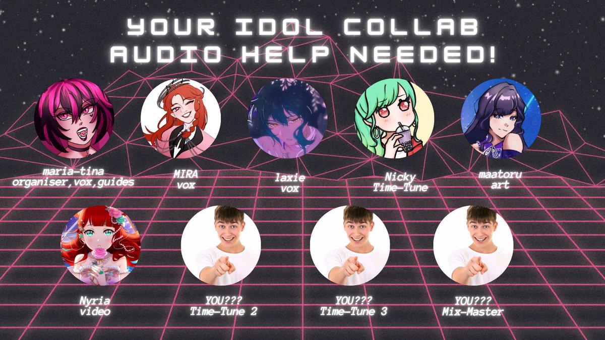 xxmariatinaxx's tweet photo. 𓊆 YOUR IDOL COLLAB- AUDIO HELP NEEDED (UNPAID/TRADE) 𓊇  

we need your help to finalize chonky vocal layers for our demonic choir!!! 2-3 audio editors needed who can get to work soon! pls reply or dm me with samples, can provide guides/time-tuning as trade AFTER july! 🙏🙏🙏 https://t.co/CZFo2M0243