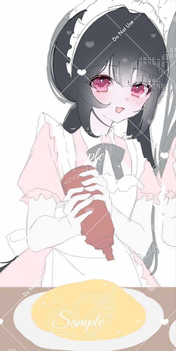 fhu3d5's tweet photo. メイドさんコテ同しようとしてる😸 https://t.co/WvzhgEC1Vq