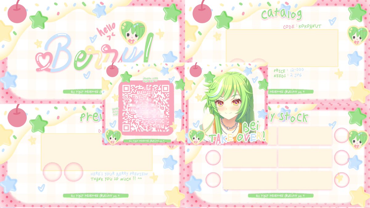 beilryy's tweet photo. Hai minasangg! bei mauu flash sale template setup dibawah inii menjadi 100k/ea yahh! template setup terakhir jadi 75k yappp! khusus hari ini ajaa karena sedang 6.6 >____< grab it fast minasang!! detailsnya ada di thread💚

#bealanja https://t.co/tZ9tt3AwBK