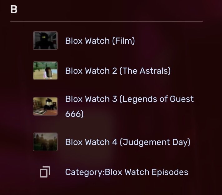 SuperbKeith's tweet photo. All cancelled episodes of Blox Watch now have their own pages if anyone is interested in looking at them !! The other two are missing clips but I’ll add them later 🥹
#BloxWatch #ObliviousHD #TheLastGuest https://t.co/a85CG1DHZM