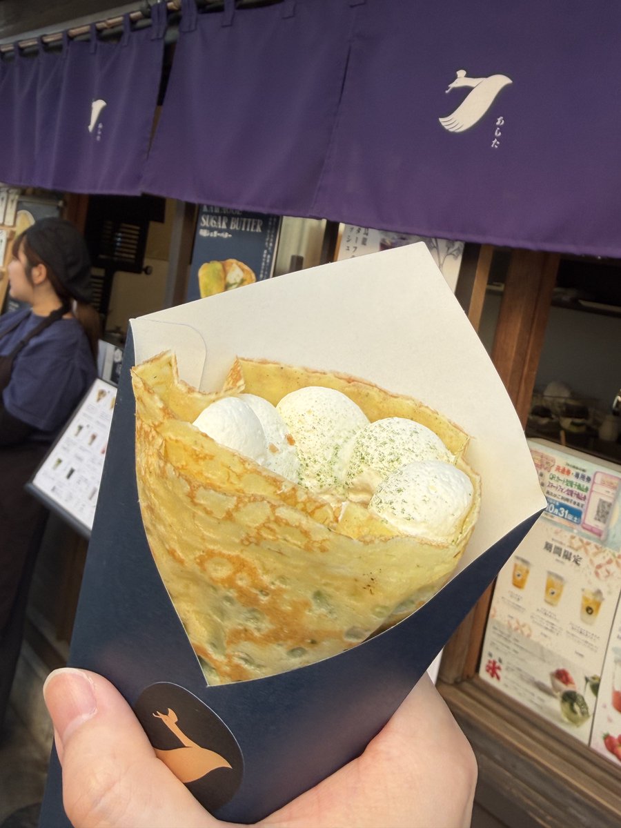 pen2's tweet photo. クレープ食べてる
抹茶あらた 川越総本店
多分おめがリオさんが来たはず…？
#おめシスHISバスツアー https://t.co/5AthUgzuR5
