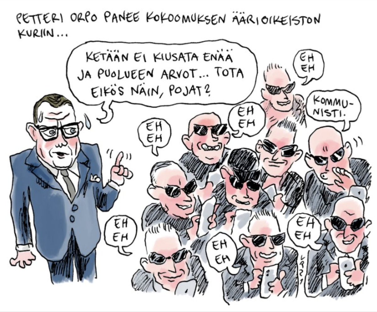 kyttyra's tweet photo. @leppanen_antti @JarmoMoro Taitaa se epärehellisyys olla muualla: Kopra kyllä tietää, että kokoomuksen olohuoneessa riehuu terefantti. Mutta siitä ei puhuta. https://t.co/Schob5MEQF