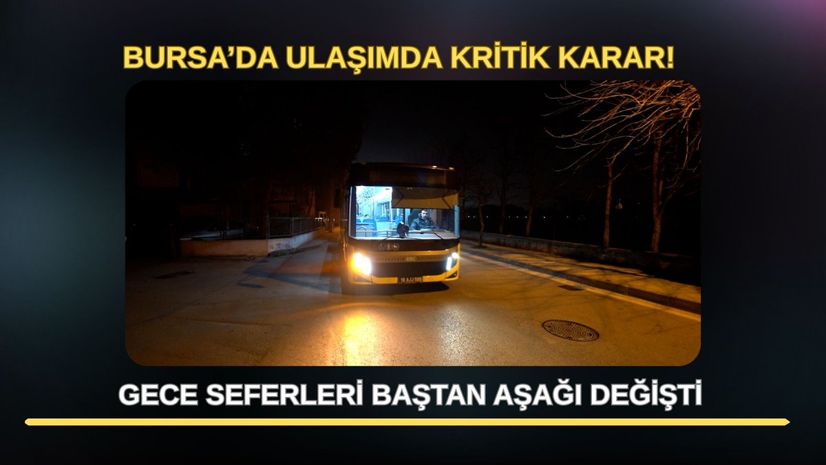Mektvtr's tweet photo. #sondakika |  Bursa’da ulaşımda kritik karar! Gece seferleri baştan aşağı değişti

https://t.co/QIMVRBol66

#bursa #BURULAŞ https://t.co/tttdCPJnzM