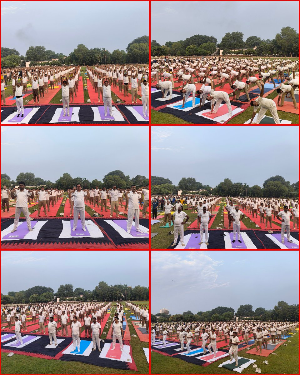 co34pacup's tweet photo. आज दिनांक 06.06.2026 को वाहिनी में कराया गया वृहद योगाभ्यास https://t.co/Ibtv6lfqzw