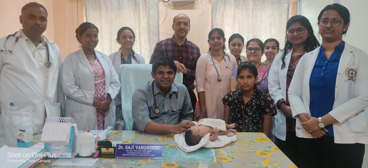 Healthandaman's tweet photo. A 1-day-old newborn diagnosed with rare Type 3b ileal atresia underwent a life-saving emergency surgery at GB Pant Hospital. The expert team led by Prof. Dr. Saji Vargheese and Dr. Anis Akhtarkhavari successfully removed the blocked intestinal segment and restored continuity. https://t.co/y2AKYcyeGx
