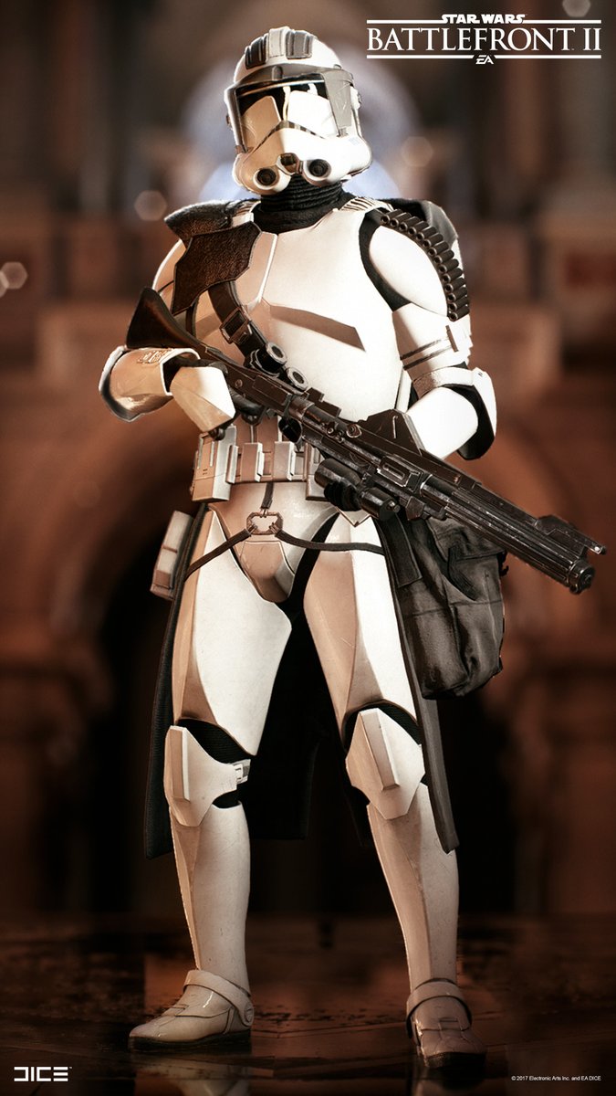 ThomasBirkett3's tweet photo. @chgp52 It looks like the gear worn by the heavy class of clone trooper in star wars battlefront II https://t.co/aN6tc2cM6s