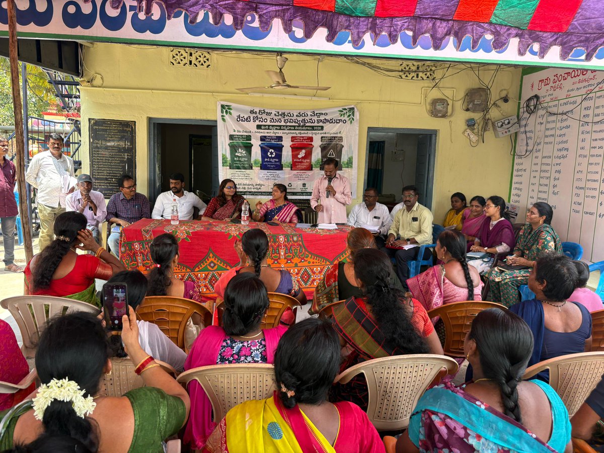 KarimnagarSbm's tweet photo. #Karimnagar #Gramasabha #SGSJ #WED2026 #MissionLiFE #SBMG #SWMRules2026 #MoPR #Thimmapur #Kothapally @TSSBMG @TelanganaCMO @PMOIndia #AdditionalCollector #LocalBodies participated https://t.co/2CmXwAbaw8