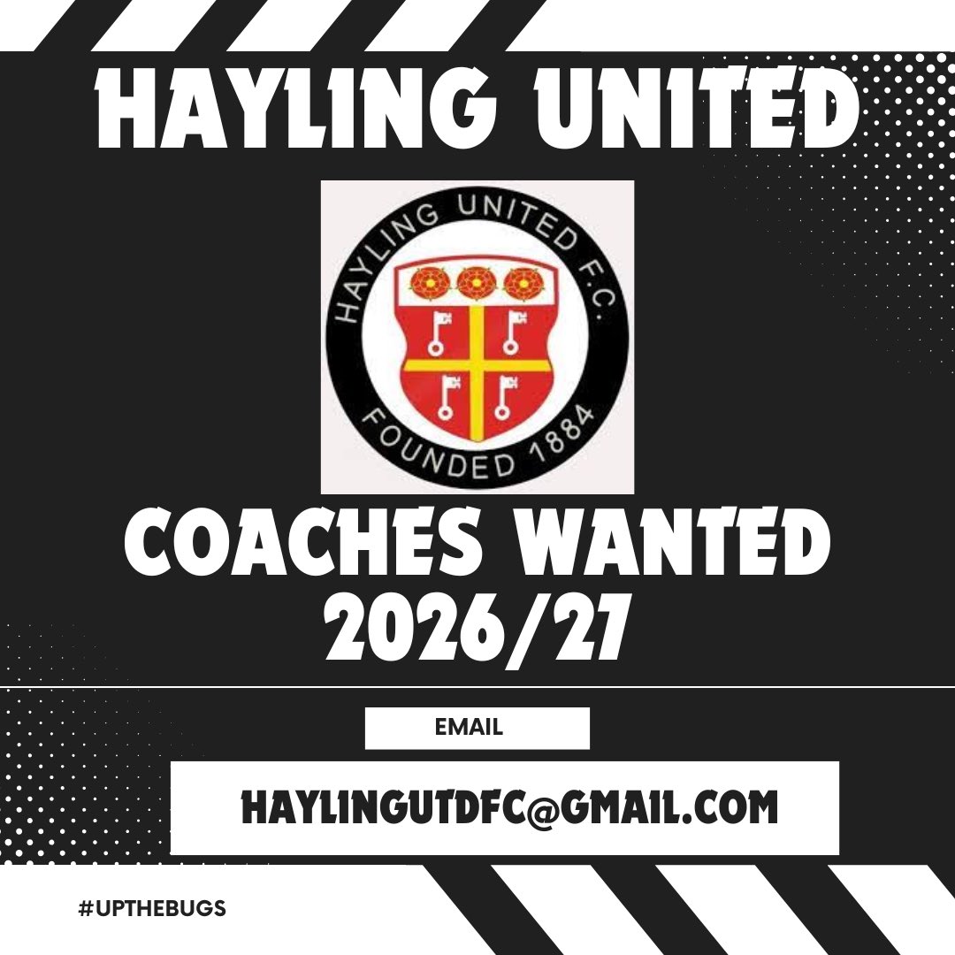 hayling_fc's tweet photo. ๐ฉ Get in touch today:โจEmail: haylingutdfc@gmail.comโจWhatsApp: 07912225931
@HantsLeague
#coaches #PlayerRecruitment #GrassrootsFootball #NextStep #FootballPathway https://t.co/Gj5IBTRDol