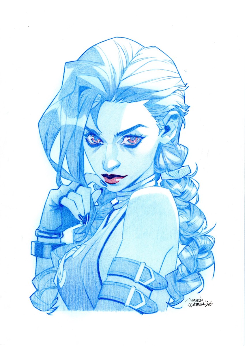 TGR_ComicArt's tweet photo. Can we please take a moment to appreciate this Jinx commission by @BelenOrtega_ 😭✨

Every single detail is just perfect.

We’re getting more and more jealous of our clients every day! https://t.co/a1aBVvAGmu
