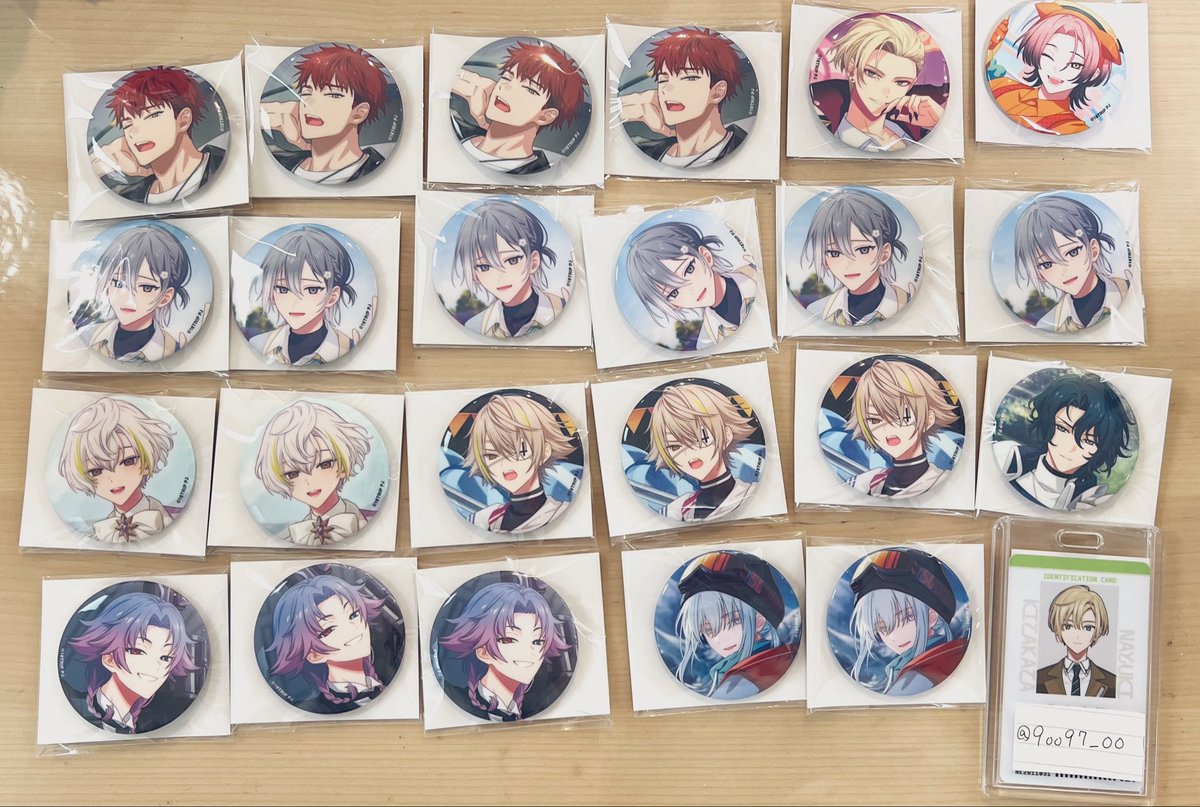 9oo97_oo's tweet photo. 【交換】 18TRIP エイトリ 缶バッジ キャラバッジコレクション vol.9 夕班 夜班

✧譲✧　來人 千弥 幾成 凪 糖衣 琉衣 夜鷹 子タろ  ダニエル

✧求✧　生行

※ご不快でなければ比率違い〇レート理解あります
郵送でのお取引を希望しております。
検索からでもお気軽にお声掛けください。 https://t.co/gur4RIp8hM