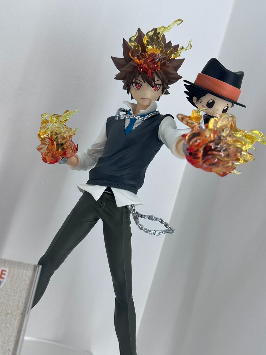 reborn_info's tweet photo. グッドスマイルカンパニー

TVアニメ『家庭教師ヒットマンREBORN!』
POP UP PARADE SP 沢田綱吉＆リボーン

#グッドスマイルフェス https://t.co/k3cyoaYnKj