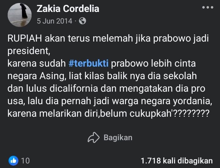 postdarifb's tweet photo. Sebuah postingan Facebook pada 2014 https://t.co/EesfKW0vYG