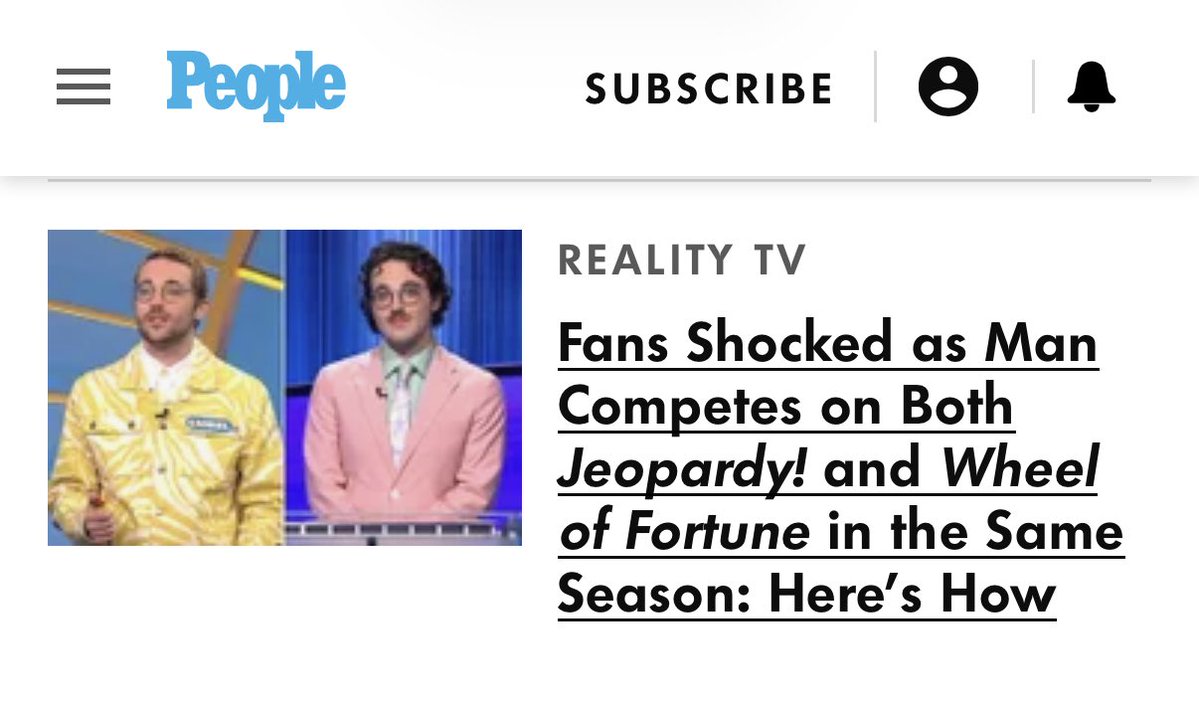 gabeberk's tweet photo. my gay ass is screaming i'm in people magazine. https://t.co/XHXPatyPsI
