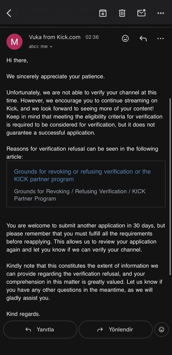 Cem777_'s tweet photo. "This sounds like an amazing opportunity for the community! But as a small creator who has been grinding on the platform, meeting the verification criteria twice, and doing everything possible to get noticed, it’s a bit discouraging to face total silence. I love this platform and just want my hard work to be seen. Hope you guys can look into creators like me who are already giving it their all.  @StakeEddie  @kick"