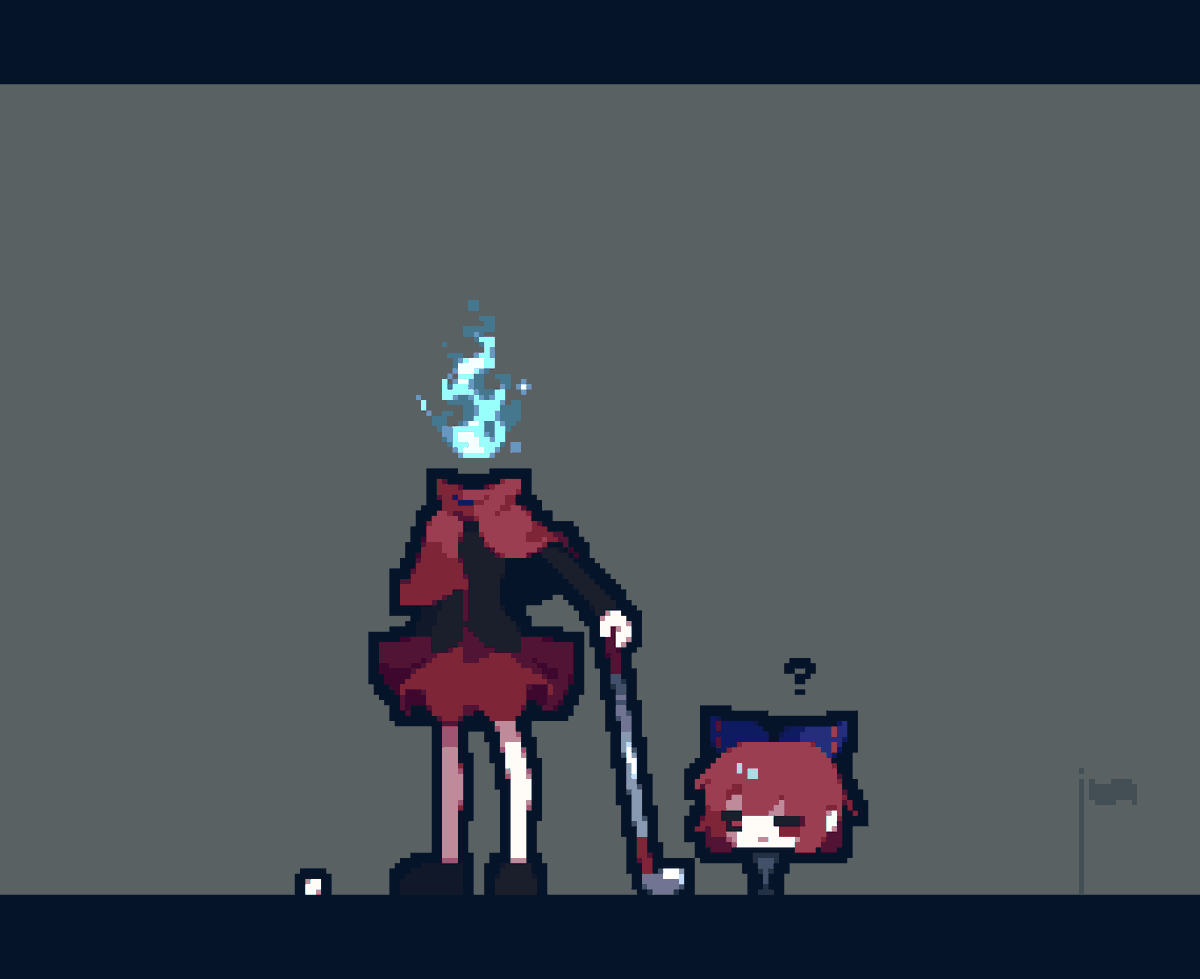 XyJeb26414's tweet photo. 高尔夫??? #東方project #6月6はせきばんきのひ #赤蠻奇 #pixelart https://t.co/ZN18EWUSsu