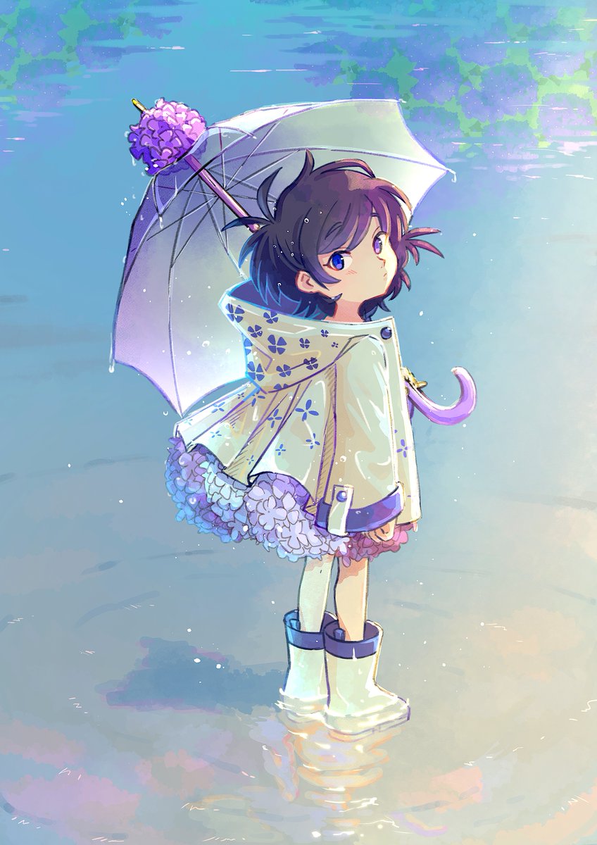 henyahonya's tweet photo. 描き進めてみました
色や影の方向とか難しい
ずっと曇り雨なので雨上がりの清々しさが描けたらと思ってやってみました。
#私の個性はきっと誰かにささる
#私の絵柄好きな人いますか
#梅雨こそ芸術創作　＃OC https://t.co/Yp7G4kRR1a