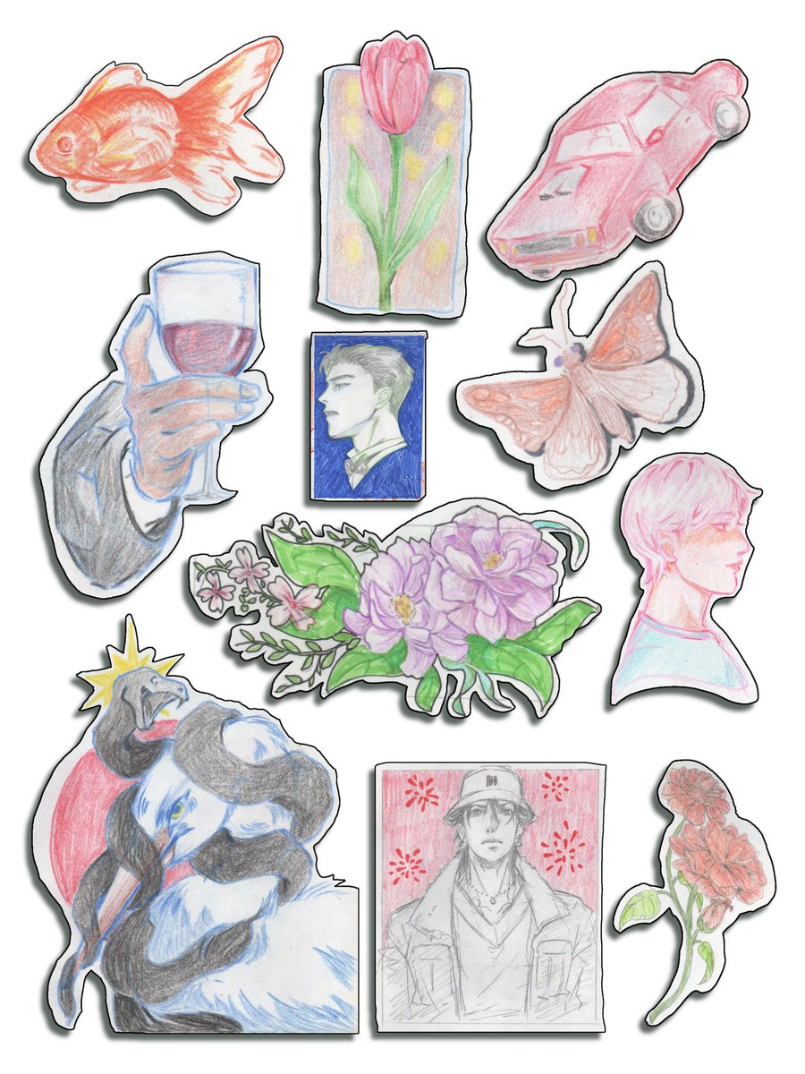 Byseta2's tweet photo. Bikin stiker dari sketsa di sketchbook and some watercolor drawing https://t.co/48dAfcZIB9