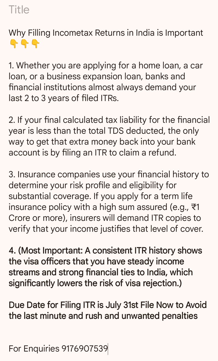 Kolaarism's tweet photo. Dear Tax Payers, ITR season is here. 

RT for Reach 🙏🙏🙏 https://t.co/V0CknsUyOv