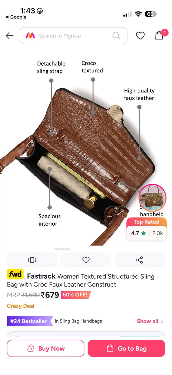 Shaitaaaaan's tweet photo. Hi @MyntraSupport @myntra on viewing product rate is 679 but after adding to cart price is increased.

Why such behavior? https://t.co/q3t50wOvXT