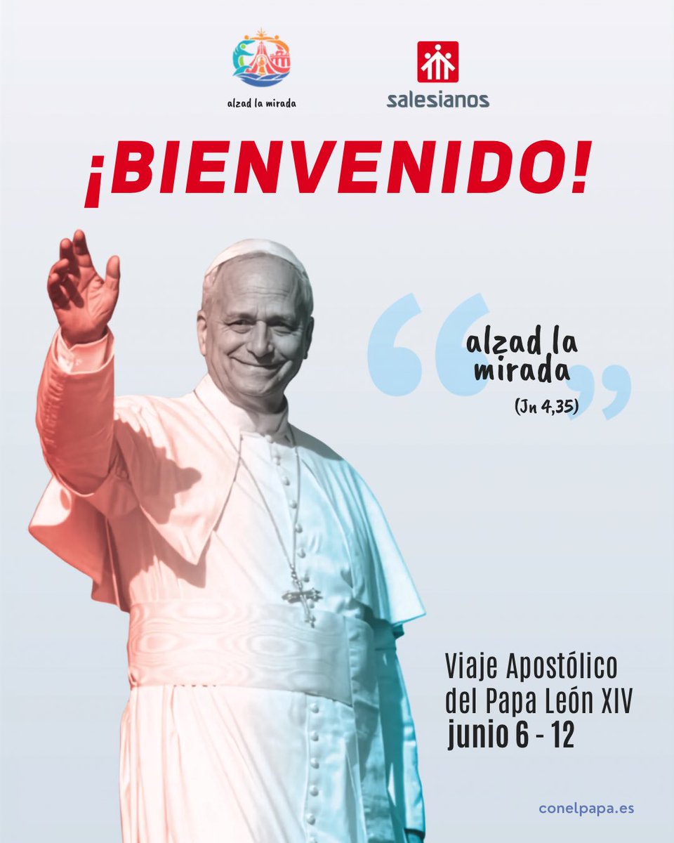 SalesianosEs's tweet photo. 🤍💛 ¡Bienvenido, @Pontifex_es! 🤍💛 https://t.co/8TTvbReioD