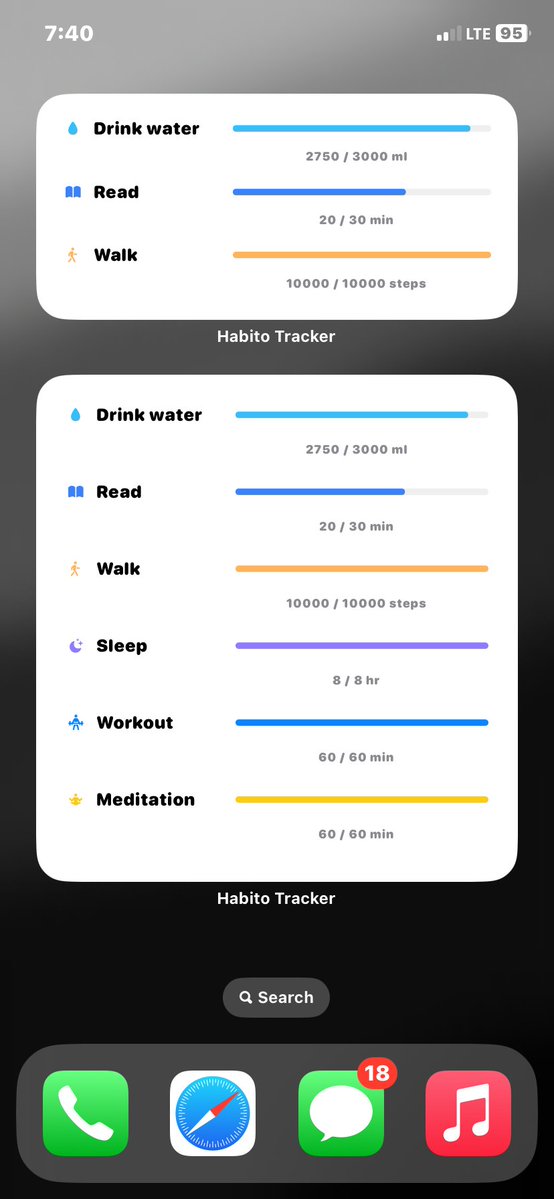 vasanthadabala's tweet photo. - Widget Rings, Bars and reports added

#BuildInPublic #HabitTracker #IndieDev #AI #iOSDev #Startup https://t.co/K676qPViLF