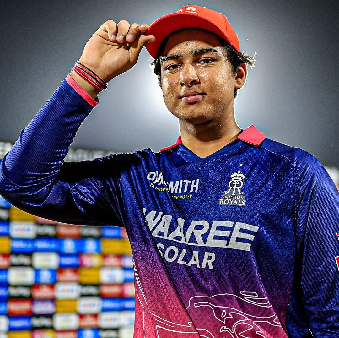 rishavhere_'s tweet photo. History made 🔥

At just 15, Vaibhav Sooryavanshi is officially the youngest player to ever represent India, breaking a record held by the great Sachin Tendulkar himself, That is absolutely wild

Huge congratulations to this young boy
#VaibhavSooryavanshi https://t.co/Fc0yV2qvjI
