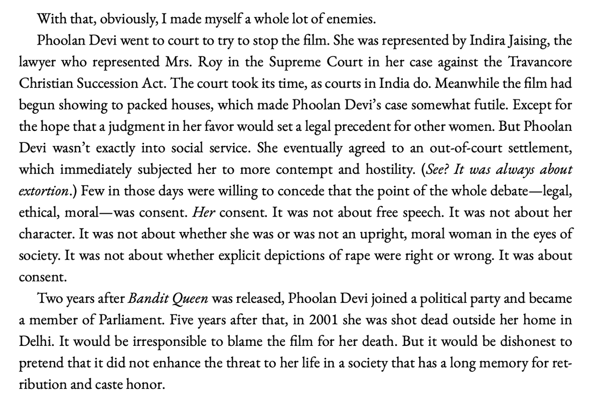 atticustoldme's tweet photo. @sarayupani Urge everyone to read Arundhati Roy's article from the original tweet and (or at the very least) this chapter from her memoir https://t.co/QYRgTwFu1q