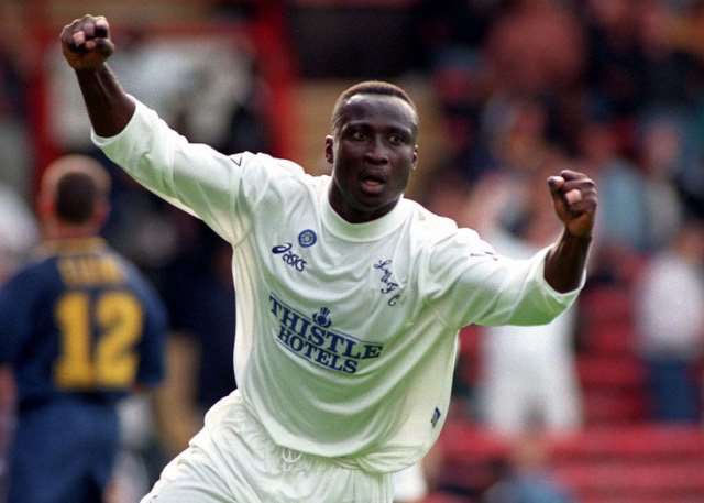 WhiteKnightLUFC's tweet photo. Happy birthday to Tony Yeboah. Born on 06/06/1966 #LUFC https://t.co/3MXJ83nJzR