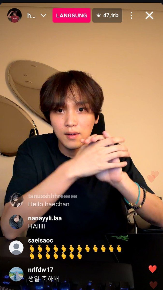 DRN0999's tweet photo. Haechan live. Happy Haechan Day 🎂🎉 https://t.co/dJmQPACGTb