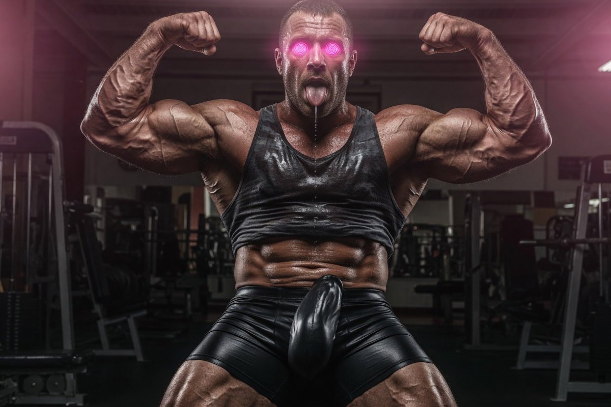 Hypnoderpfella's tweet photo. Jason just wanted to get a bit more buff for his gf. After getting some headphones with some ‘personal training’ on them he realised he didn’t need a girlfriend what mattered was becoming hard horny hunk and making sure everyone feels like he gets too. #gayhypnosis #hypnosis https://t.co/wLkkUvFV5H