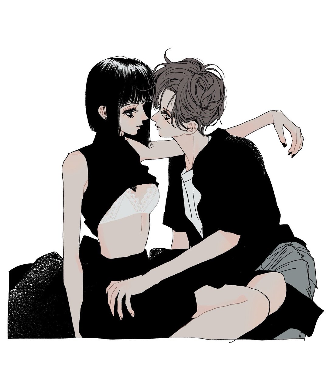 nuinakato's tweet photo. 🖤🤍 https://t.co/rfMrwuJvLU