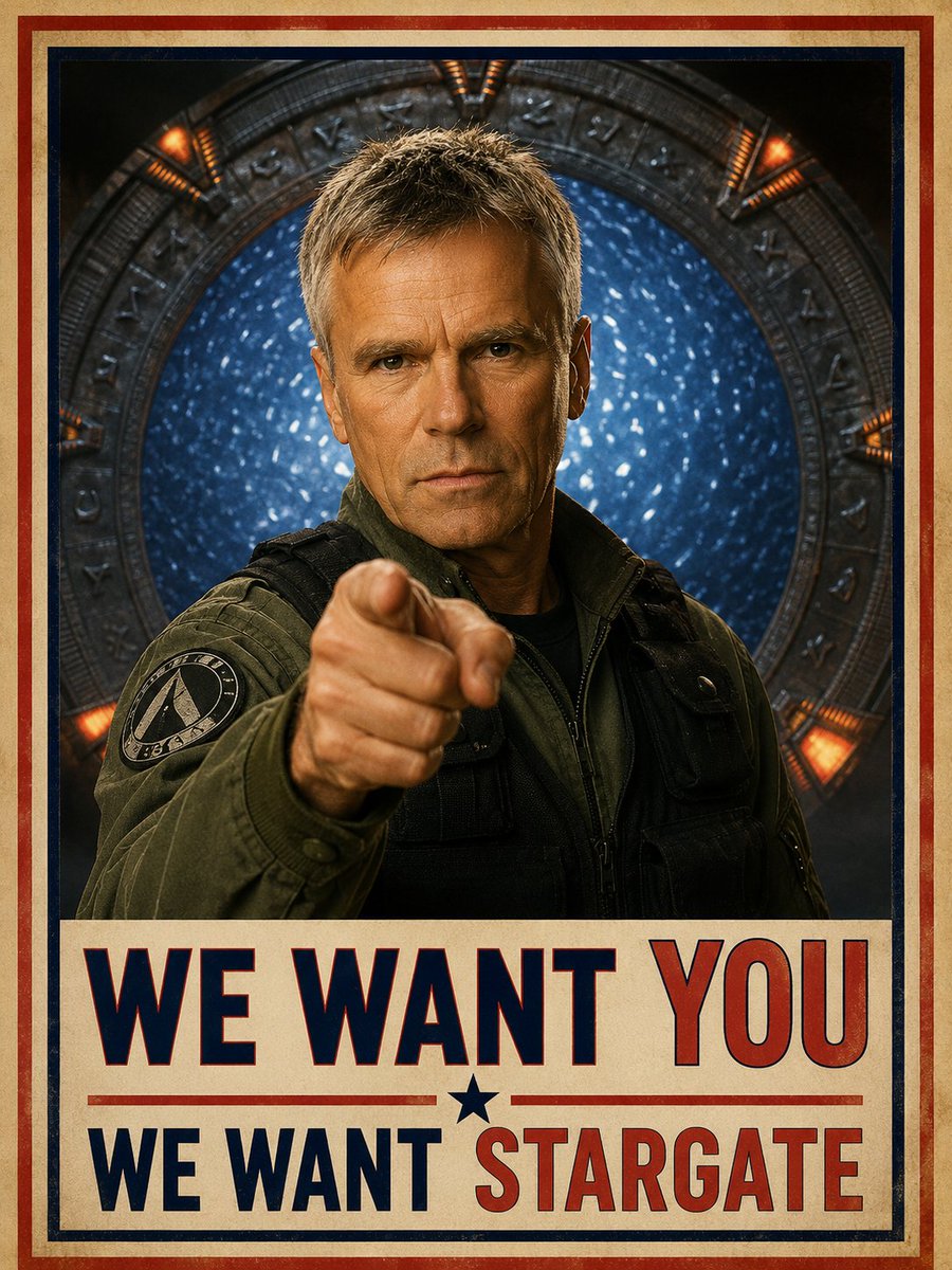 Tom06601's tweet photo. We will not stay silent.

#Stargate deserves a future.

@AmazonMGMStudio, @amazon &amp; @JeffBezos listen to the fans.

We're all behind @bradtravelers, @BaronDestructo, @martingero and @MichaelShanks

#WeWantStargate #SaveStargate https://t.co/GgXtqC5JPY