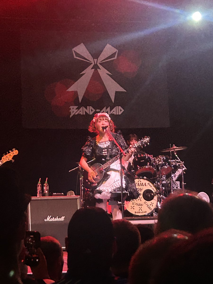 JHMetal1995's tweet photo. Wow, it had been a long wait worth it to see BAND MAID last night, the energy from start to finish was truly off the charts
Lets not wait soo long for the next one 🤘😃🤘
#BANDMAID #BATSCHKAPP #FRANKURT #WORLDDOMINATION https://t.co/2UuKD6VgLK