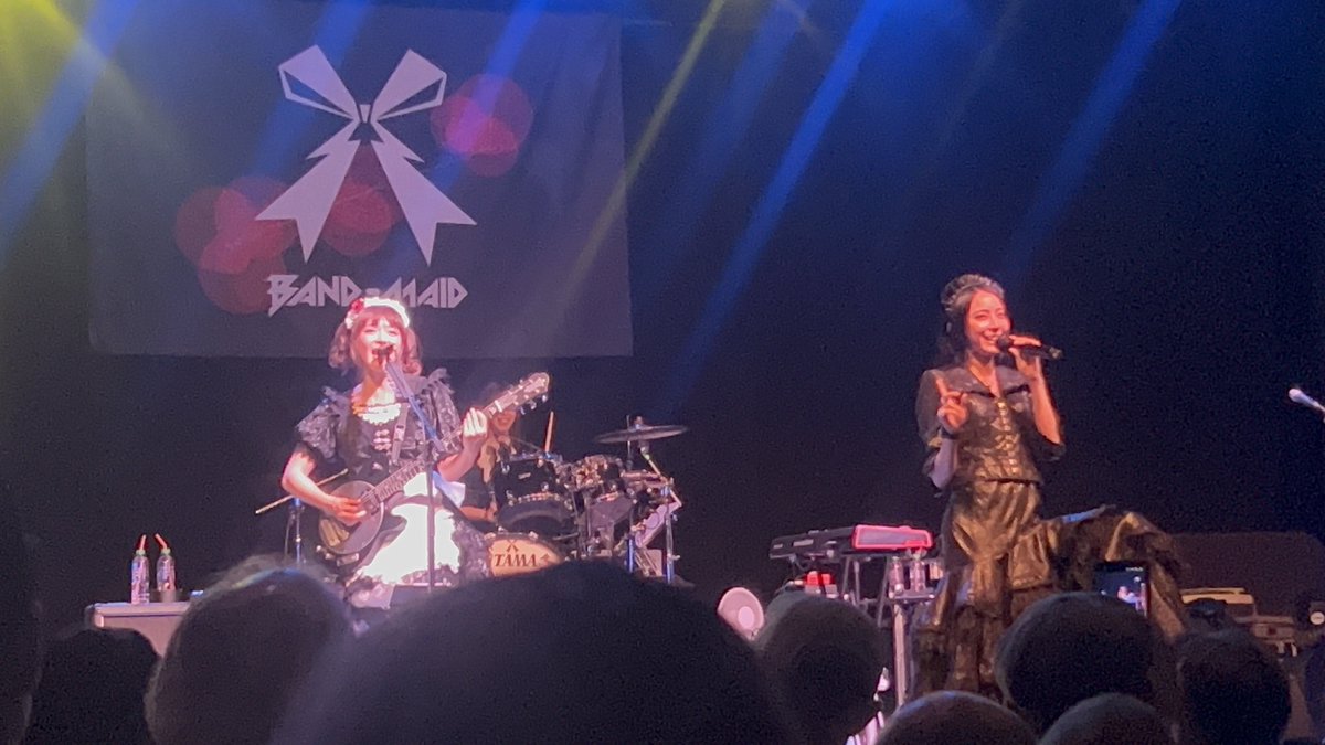 JHMetal1995's tweet photo. Wow, it had been a long wait worth it to see BAND MAID last night, the energy from start to finish was truly off the charts
Lets not wait soo long for the next one 🤘😃🤘
#BANDMAID #BATSCHKAPP #FRANKURT #WORLDDOMINATION https://t.co/2UuKD6VgLK