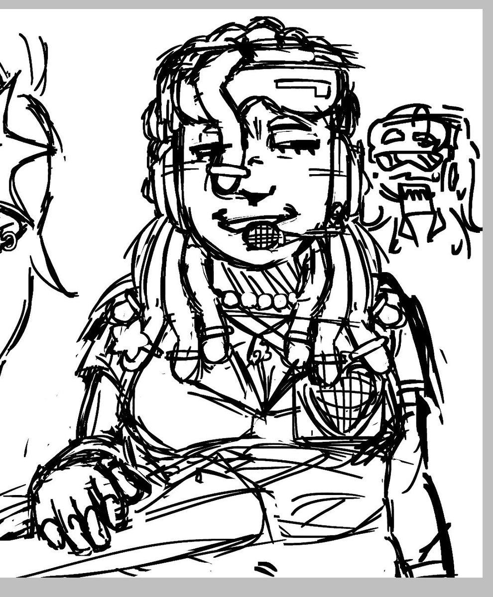 TRUMPETSBF's tweet photo. Does this count as oc x canon cause of mic being a straggot over her https://t.co/fZ9U4feUGr