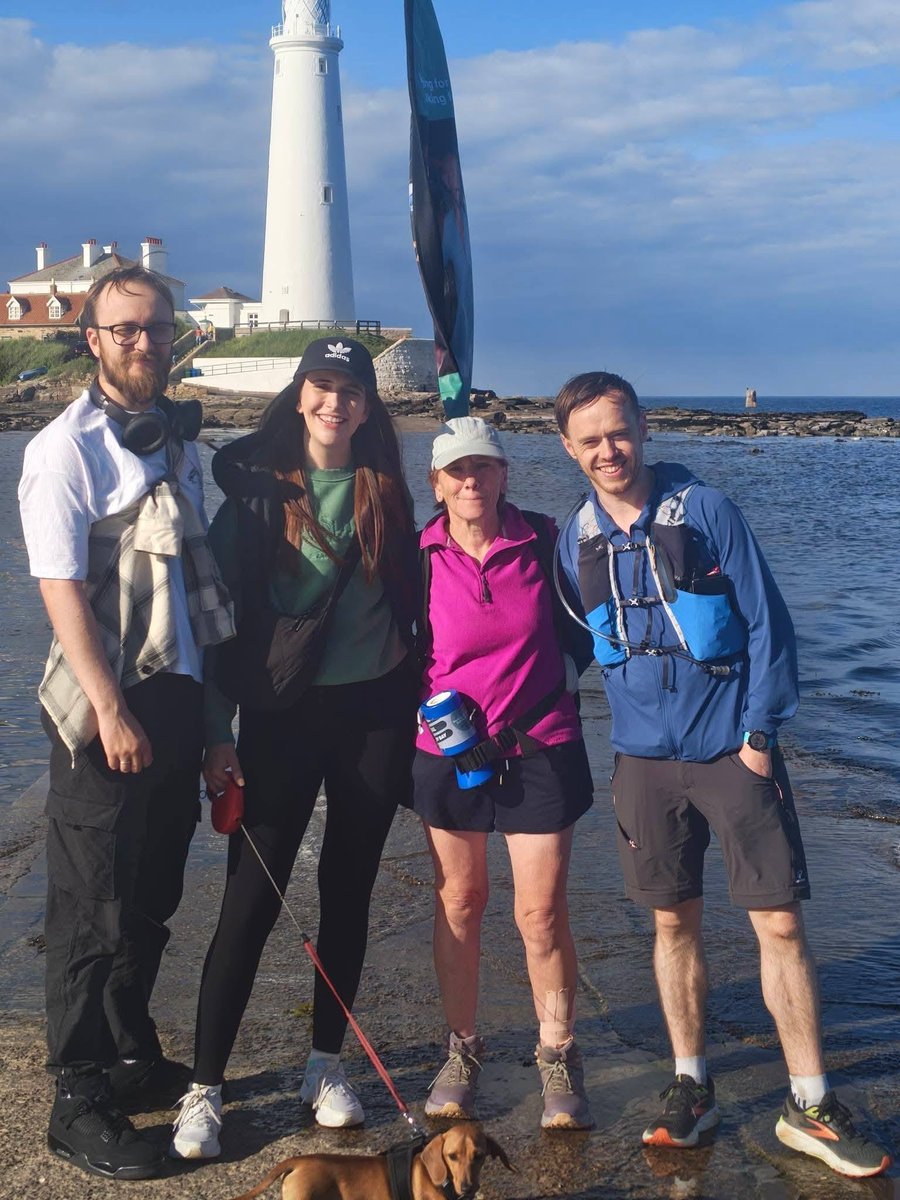 3dadswalking's tweet photo. Yesterday, Susan Dray completed her incredible 280-mile walk from Wrexham to Whitley Bay in memory of her son Daniel
Susan's £3,800 fundraising target reflects what would have been Daniel's 38th b'day, she's now within £500 of reaching it
Donate if you can
https://t.co/ffiEBaEZHj https://t.co/2Vfdt4zgkt
