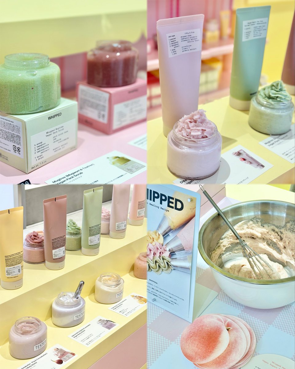 ___toraharupon's tweet photo. ホイップドのポップアップ行ってきた🍦

スクラブいい香りだし
空間可愛いし大満足〜🥰

@azu_hn ちゃんありがとう〜🥳♥︎⸝⸝
語り足りない〜ꉂ🤣𐤔 https://t.co/DlPnJoMJlL