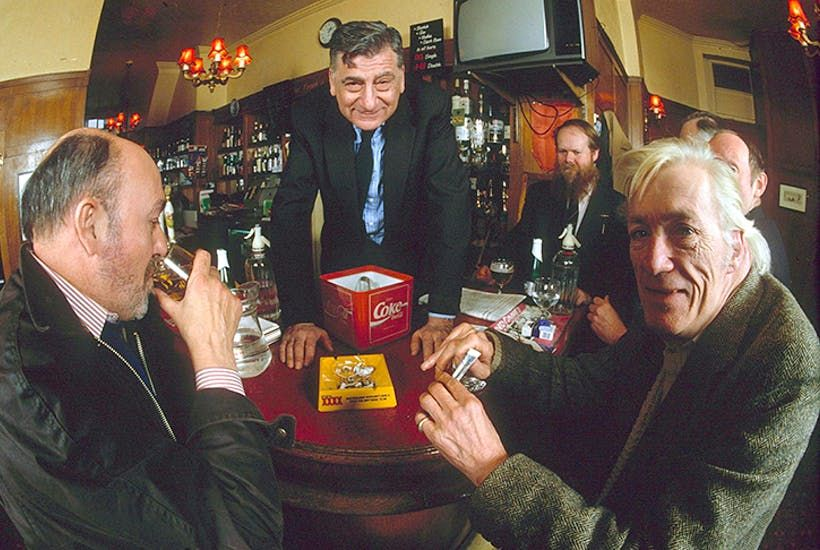 NowtofTown's tweet photo. Norman Balon, legendary landlord of Soho's Coach &amp; Horses and self-styled rudest landlord in London, has left the stage at 99. A fixture of Soho life for six decades and forever woven into the mythos of Jeff Bernard via Keith Waterhouse and Peter O'Toole. A long life, well lived. https://t.co/EQXmedq31r