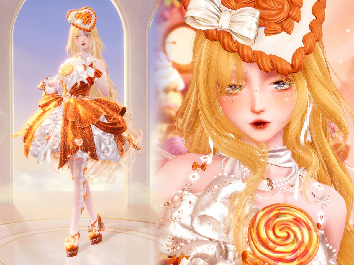 __Mielle_'s tweet photo. I just took an obscene amount of pics of her, I am so in love with this look!! 😭🧡

ಇ infinitynikki 𖹭 untiltideends ಇ https://t.co/6syxA7IHhg