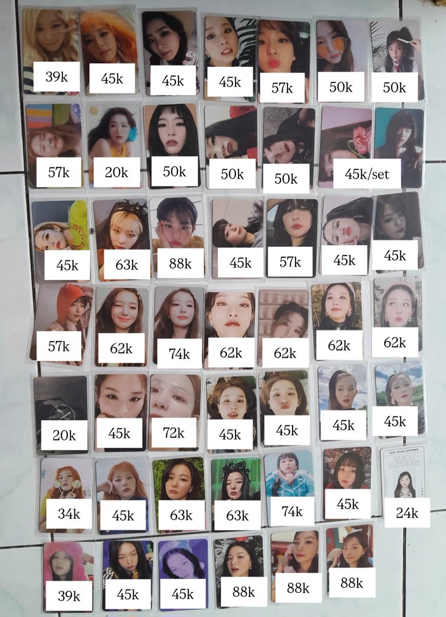 yellowinks's tweet photo. WTS🇮🇩

All Seulgi photocards &amp; RED VELVET Albums

Video condition✅️
Shopee &amp; packing fee included✅
Shipping JNE/JNT/Shopee✅️
Split payment BCA/DANA/gopay/shopee✅️
International buyers welcome via stated payment methods✅️

t. seulgi pc album rv 양도 슬기 레드벨벳 레벨 https://t.co/rWGxjxNS6K