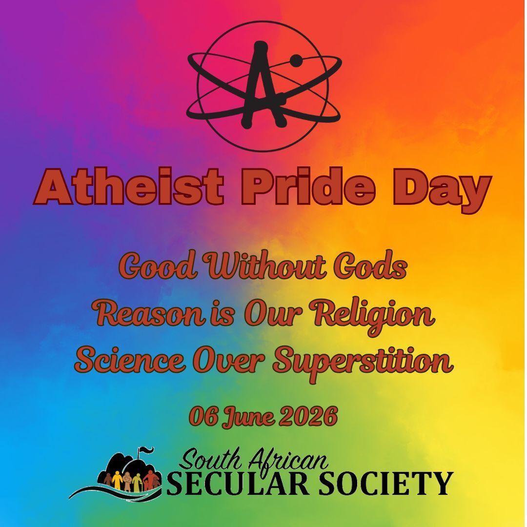 SAsecular's tweet photo. #Freethinking #SecularSA https://t.co/cVskEz9Eqs