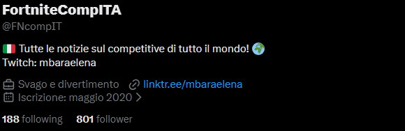 FNcompIT's tweet photo. 🚀 Obiettivo 800 follower: RAGGIUNTO!

Grazie a tutti voi che continuate a mettere like, seguirci, repostare e guardare la nostra pagina

🇮🇹 Vi ricordo che settimana prossima inizia l'ultimo Qualifier per l'EWC 🔥 https://t.co/V5HWOA30S8