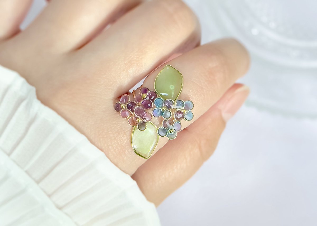 handmade_licht's tweet photo. しっとり紫陽花💠𓂃 𓈒◌ https://t.co/S6qutWeJSU